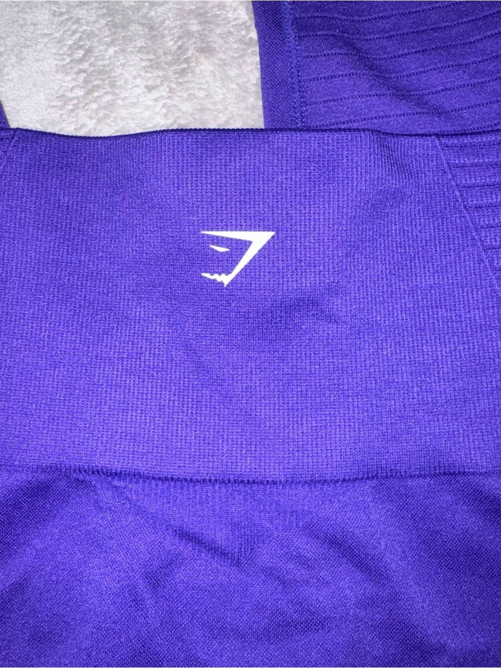 Gymshark Energy+ Purple Seamless High-Waist Leggings with Laser Cut Detail - Picture 5 of 6